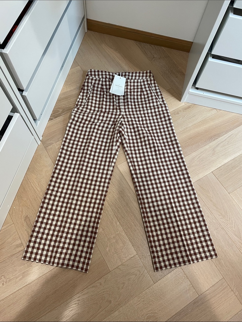 NWT Sezane MARTIN CROP TROUSERS in Size 36/ US size 4 - Picture 7 of 8